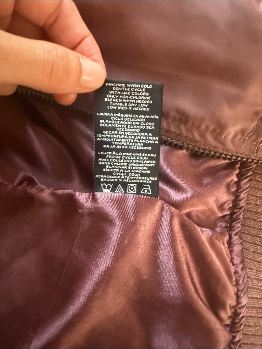 Members Only Purple(ish) Bomber Jacket - Picture 6 of 8